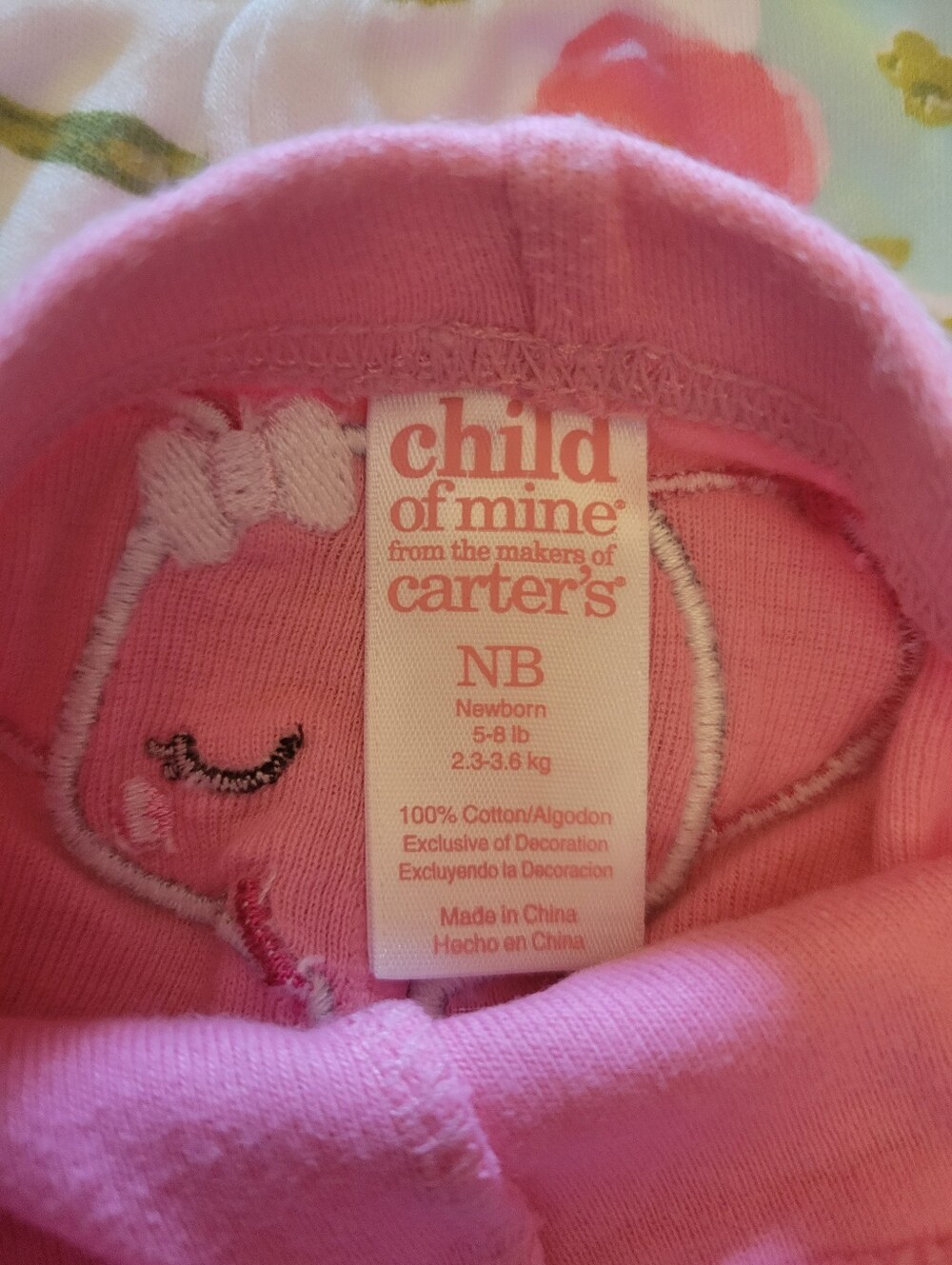 3-Piece Baby Outfit Set in Pink, White & Floral - Picture 10 of 10